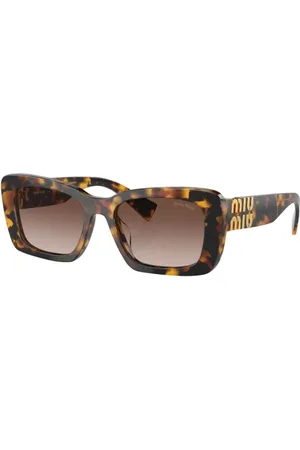 Miu Miu Dames, Accessoires, Bruin, Maat: 53 MM