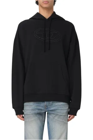 Diesel Heren, Sweatshirts & Hoodies, Zwart, Maat: XL Katoen