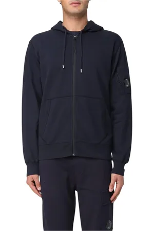 C.P. Company Heren, Sweatshirts & Hoodies, Blauw, Maat: M Katoen