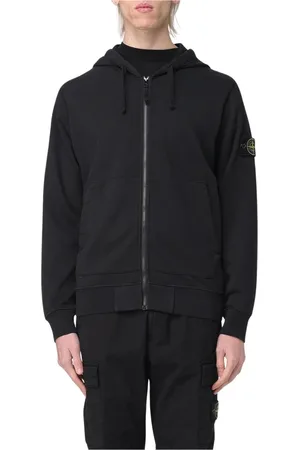 Stone Island Heren, Sweatshirts & Hoodies, Zwart, Maat: XS Katoen