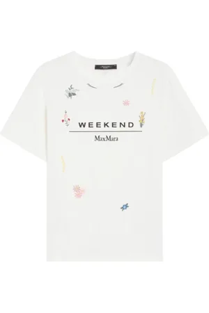 Max Mara Dames, Tops, Wit, Maat: M