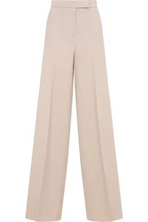 Max Mara Dames, Broeken, , Maat: S Wol
