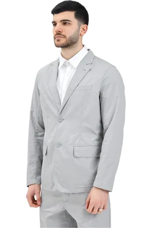 Armani Exchange Heren, Jassen, Grijs, Maat: M Katoen