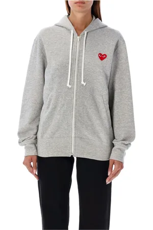 Comme des Garçons Dames, Sweatshirts & Hoodies, Grijs, Maat: XL Katoen