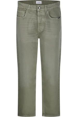 AMISH Heren, Jeans, Groen, Maat: W30