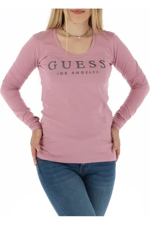 Guess Dames, Tops, Roze, Maat: L Katoen