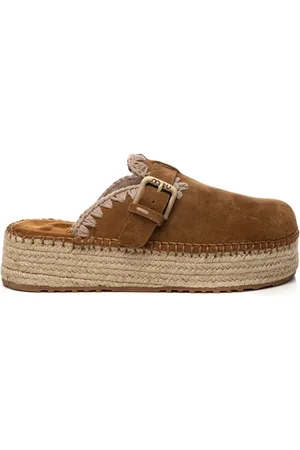Mou Dames, Schoenen, Bruin, Maat: 37 EU Jute