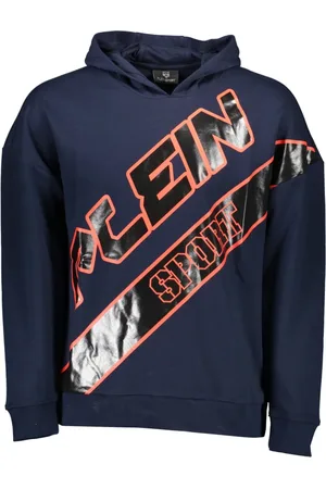 Philipp Plein Heren, Sweatshirts & Hoodies, Blauw, Maat: L