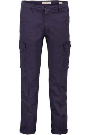 40 Weft Heren, Broeken, Blauw, Maat: S Gabardine