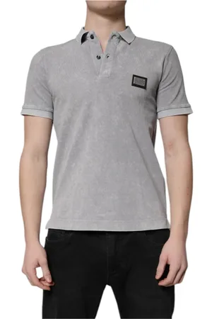 Dolce & Gabbana Heren, Tops, Grijs, Maat: S Katoen