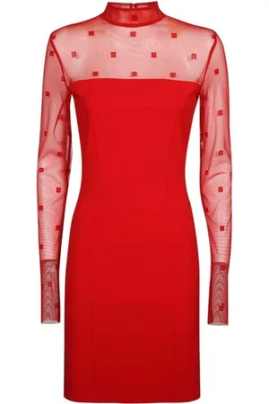 Givenchy Dames, Jurken, Rood, Maat: S