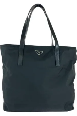 Prada Dames, Pre-owned, Zwart, Maat: ONE Size Nylon