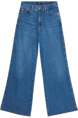 7 for all Mankind Dames, Jeans, Blauw, Maat: W27 Katoen