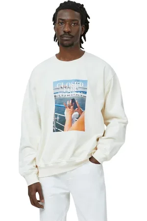 Closed Heren, Sweatshirts & Hoodies, Wit, Maat: L Katoen