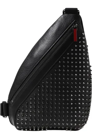 Christian Louboutin Heren, Tassen, Zwart, Maat: ONE Size Leer
