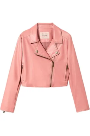 Twin-Set Dames, Jassen, Roze, Maat: M Poliester