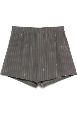 Saint Laurent Heren, Korte broeken, Grijs, Maat: L