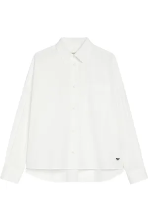 Max Mara Dames, Blouses & Shirts, Wit, Maat: 4XS Katoen