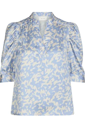 Neo Noir Dames, Blouses & Shirts, Blauw, Maat: S Poliester