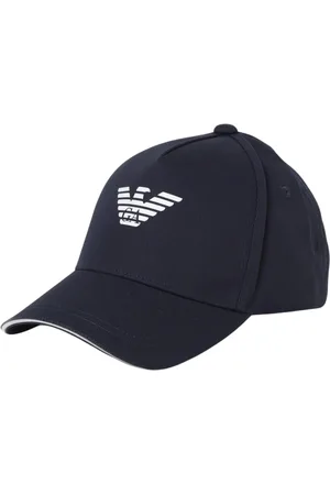 Emporio Armani Heren, Accessoires, Blauw, Maat: ONE Size Katoen