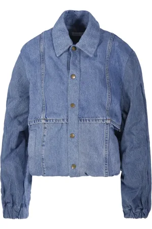 E.L.V. Denim Dames, Jassen, Blauw, Maat: S Katoen