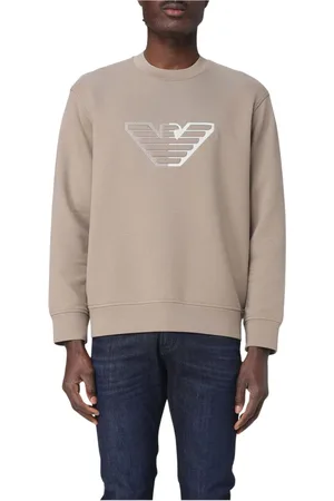 Emporio Armani Heren, Sweatshirts & Hoodies, Grijs, Maat: M Katoen