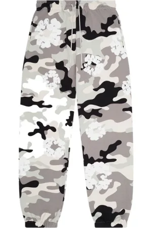 DENIM TEARS Heren, Broeken, Wit, Maat: XL Katoen