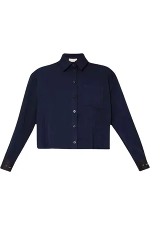 Liu Jo Dames, Blouses & Shirts, Blauw, Maat: M Denim