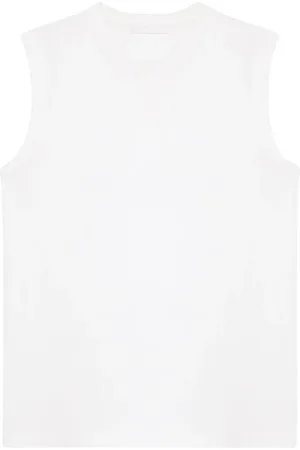 Helmut Lang Dames, Tops, Wit, Maat: L Katoen