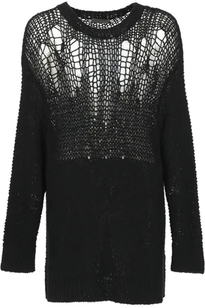 YOHJI YAMAMOTO Heren, Truien, Zwart, Maat: M Katoen