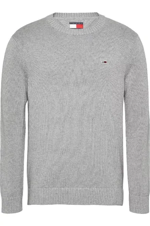 Tommy Hilfiger Heren, Truien, Grijs, Maat: L Katoen
