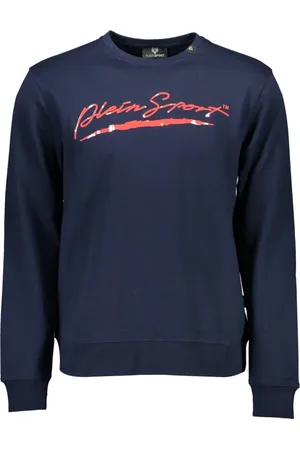 Philipp Plein Heren, Sweatshirts & Hoodies, Blauw, Maat: XL