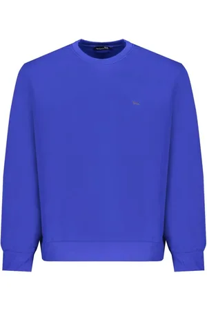 HARMONT&BLAINE Heren, Sweatshirts & Hoodies, Blauw, Maat: XL Katoen