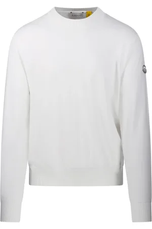 Moncler Heren, Truien, Wit, Maat: M Katoen