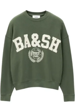 Bash Dames, Sweatshirts & Hoodies, Groen, Maat: S Katoen
