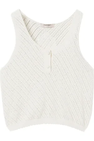 Twin-Set Dames, Tops, , Maat: M Katoen