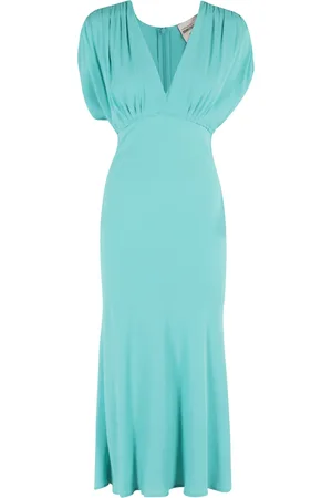 SEMICOUTURE Dames, Jurken, Blauw, Maat: S