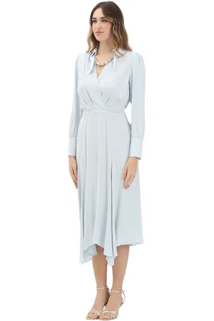 Elisabetta Franchi Dames, Jurken, Blauw, Maat: XL