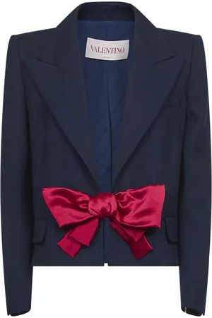 VALENTINO Dames, Jassen, Blauw, Maat: L Viscose