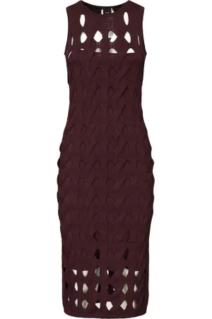 Pinko Dames, Jurken, Rood, Maat: XS Viscose