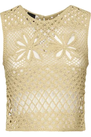 Pinko Dames, Tops, Geel, Maat: M