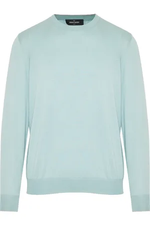 Gran Sasso Heren, Truien, Blauw, Maat: XL Katoen