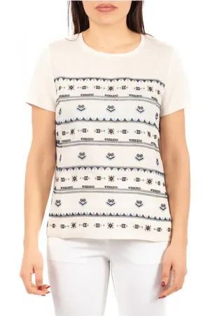 Max Mara Dames, Tops, Wit, Maat: L