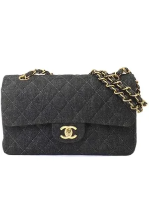 CHANEL Dames, Pre-owned, Zwart, Maat: ONE Size Denim