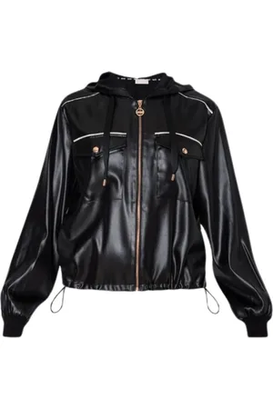Liu Jo Dames, Jassen, Zwart, Maat: 2XS Leer