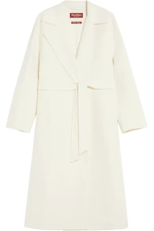 Max Mara Dames, Mantels, Wit, Maat: 3XS
