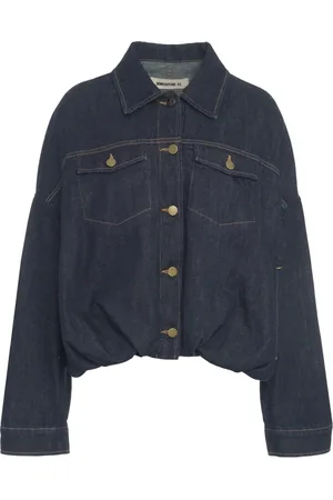 SEMICOUTURE Dames, Jassen, Blauw, Maat: 2XS Denim