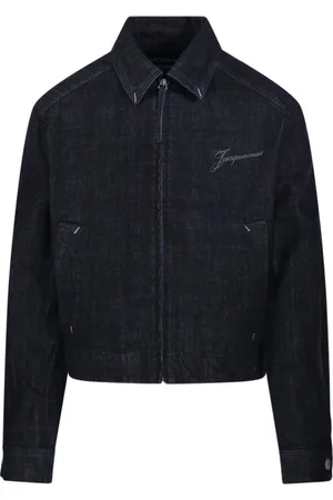 Jacquemus Heren, Jassen, Blauw, Maat: L Katoen