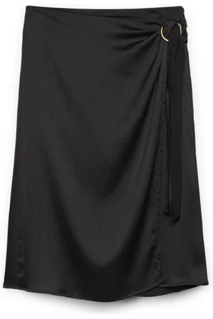 Fiorella rubino Dames, Rokken, Zwart, Maat: 7XL Satijn