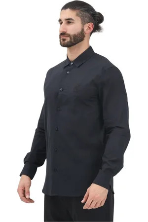 Roberto Cavalli Heren, Overhemden, Zwart, Maat: XL